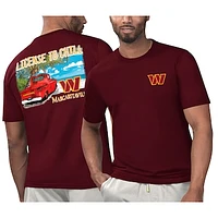 Men's Margaritaville Burgundy Washington Commanders Licensed to Chill T-Shirt