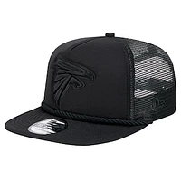 Men's New Era Black Atlanta Falcons Active Tone Golfer Snapback Hat