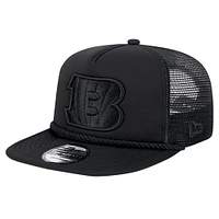 Men's New Era Black Cincinnati Bengals Active Tone Golfer Snapback Hat