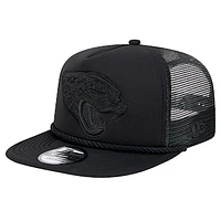 Men's New Era Black Jacksonville Jaguars Active Tone Golfer Snapback Hat