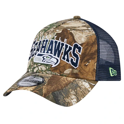 Men's New Era Realtree Camo Seattle Seahawks Active Camo 9FORTY A-Frame Adjustable Hat