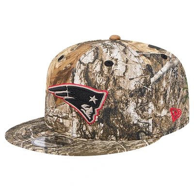 Men's New Era Realtree Camo New England Patriots Active 9FIFTY Snapback Hat