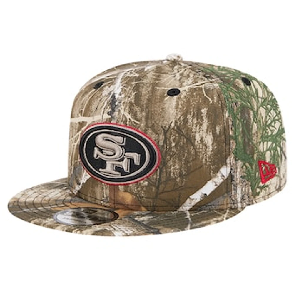 Men's New Era Realtree Camo San Francisco 49ers Active 9FIFTY Snapback Hat