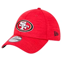 Men's New Era Scarlet San Francisco 49ers  Active Tech 39THIRTY Flex Hat