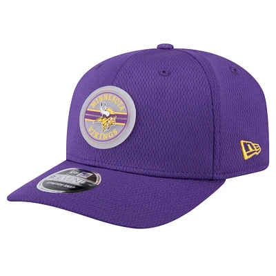 Men's New Era Purple Minnesota Vikings Adventure Patched 9SEVENTY Stretch-Snap Adjustable Hat