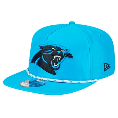 Men's New Era Blue Carolina Panthers  Rope Golfer Snapback Hat