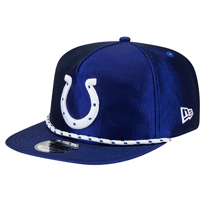 Men's New Era Royal Indianapolis Colts  Rope Golfer Snapback Hat