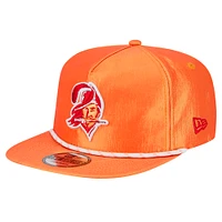 Men's New Era Orange Tampa Bay Buccaneers Throwback Rope Golfer Snapback Hat