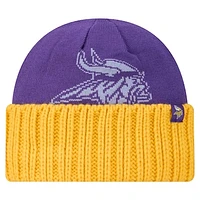 Men's New Era Purple Minnesota Vikings Oversize Cuffed Knit Hat