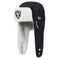 Men's New Era Black Las Vegas Raiders Sherpa Trapper Hat