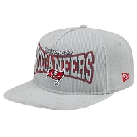 Men's New Era  Gray Tampa Bay Buccaneers Corduroy Golfer Adjustable Hat