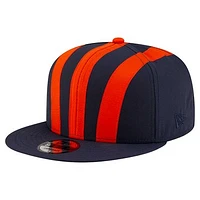 Men's New Era Navy Chicago Bears Throwback Helmet 9FIFTY Snapback Hat