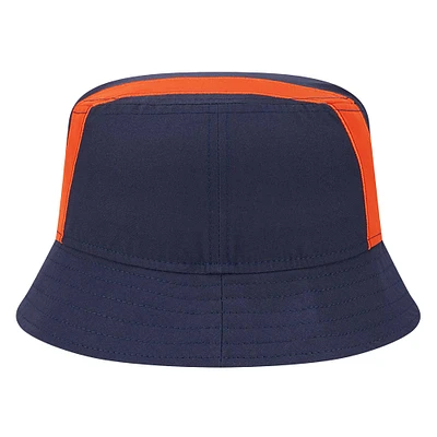 Men's New Era Navy Chicago Bears Helmet Bucket Hat