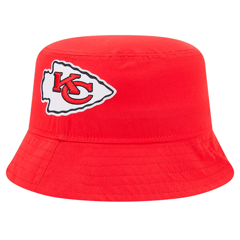 Men's New Era Red Kansas City Chiefs Helmet Bucket Hat