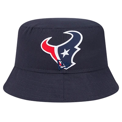 Men's New Era Navy Houston Texans Helmet Bucket Hat