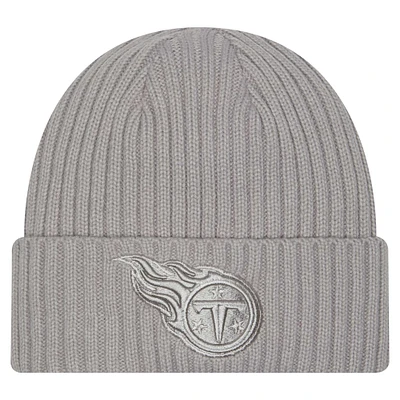 Men's New Era Gray Tennessee Titans Color Pack Cuffed Knit Hat