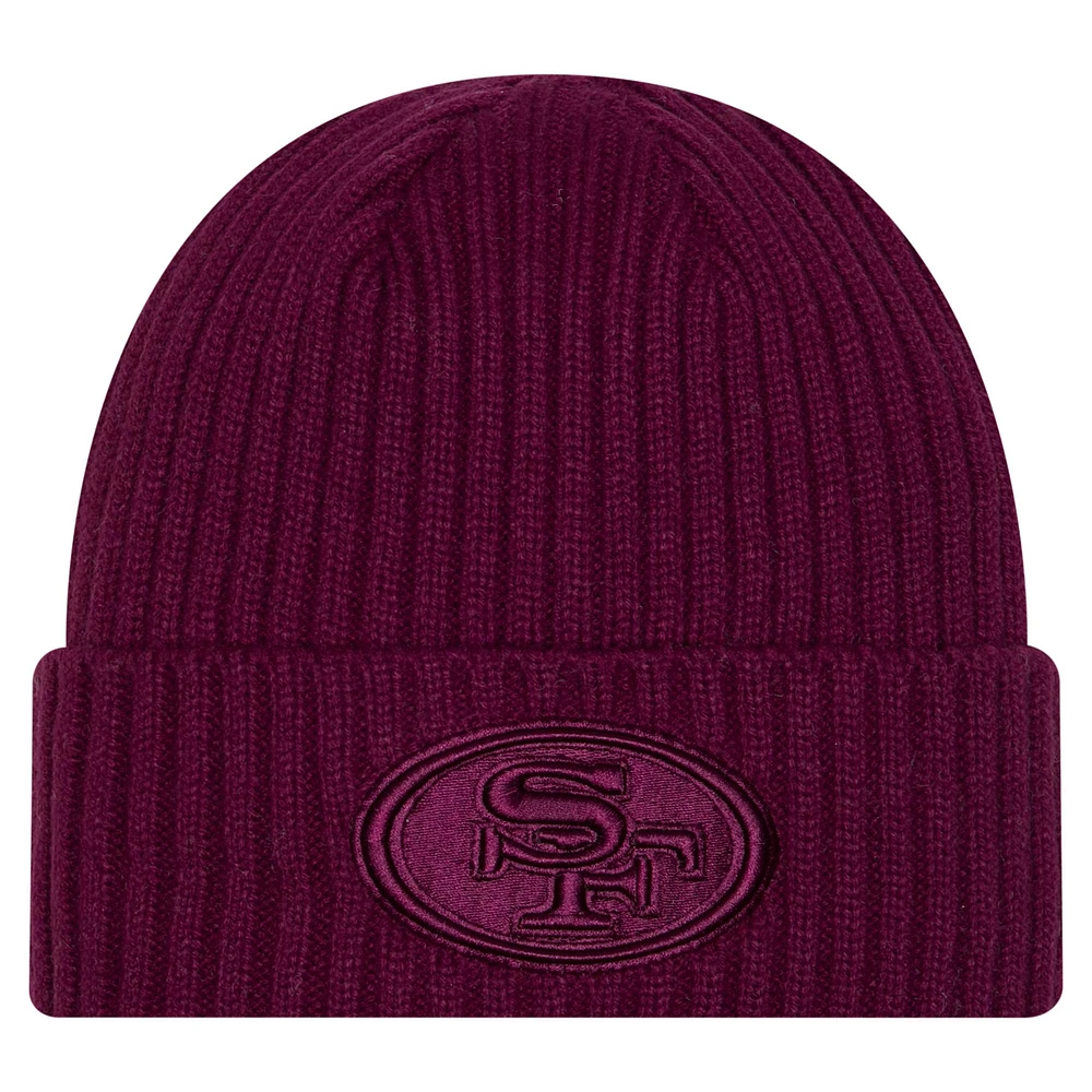 Men's New Era Purple San Francisco 49ers Color Pack Cuffed Knit Hat