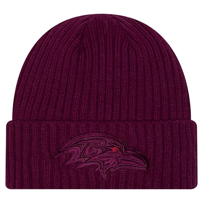 Men's New Era Baltimore Ravens Color Pack Cuffed Knit Hat