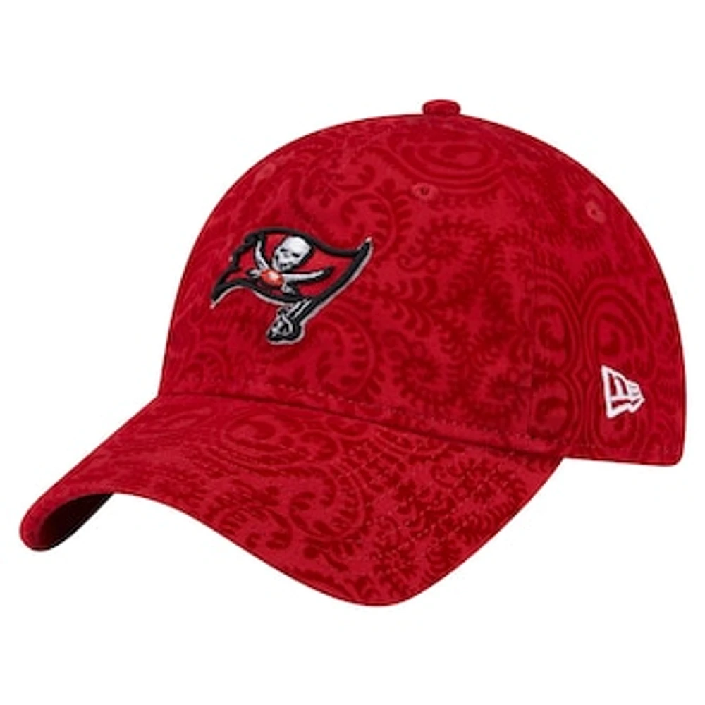 Women's New Era Red Tampa Bay Buccaneers Flair 9TWENTY Adjustable Hat