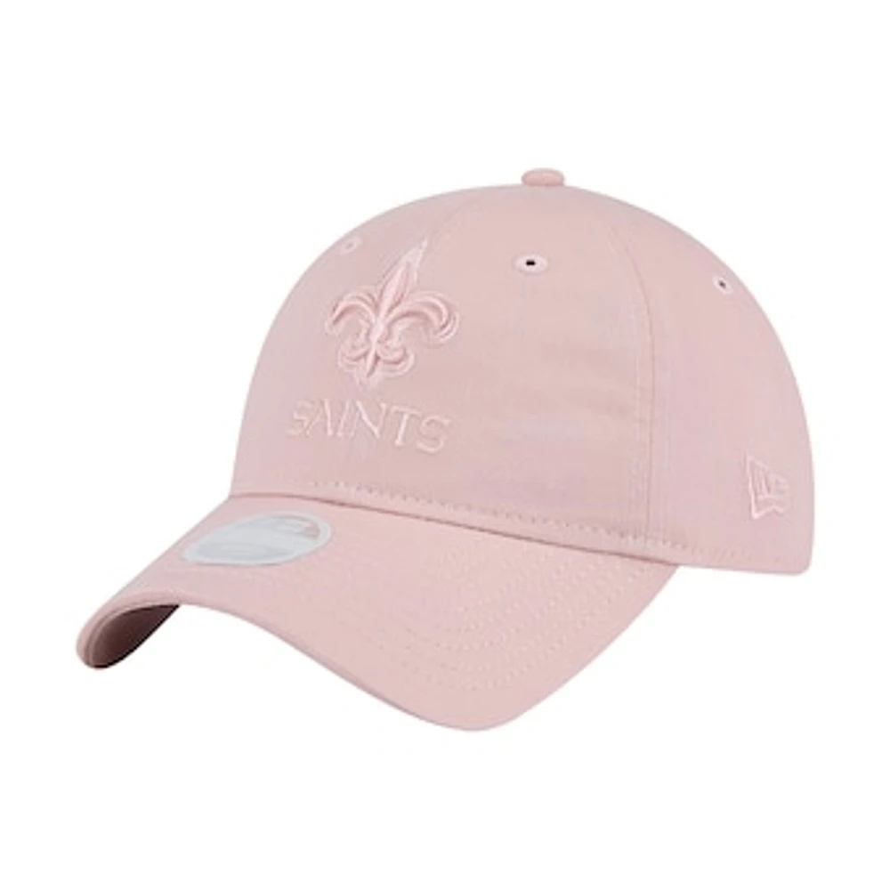 Women's New Era  Light Pink New Orleans Saints Main 9TWENTY Adjustable Hat Main 9TWENTY Adjustable Hat