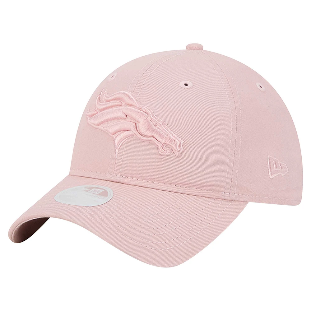 Women's New Era  Light Pink Denver Broncos Main 9TWENTY Adjustable Hat