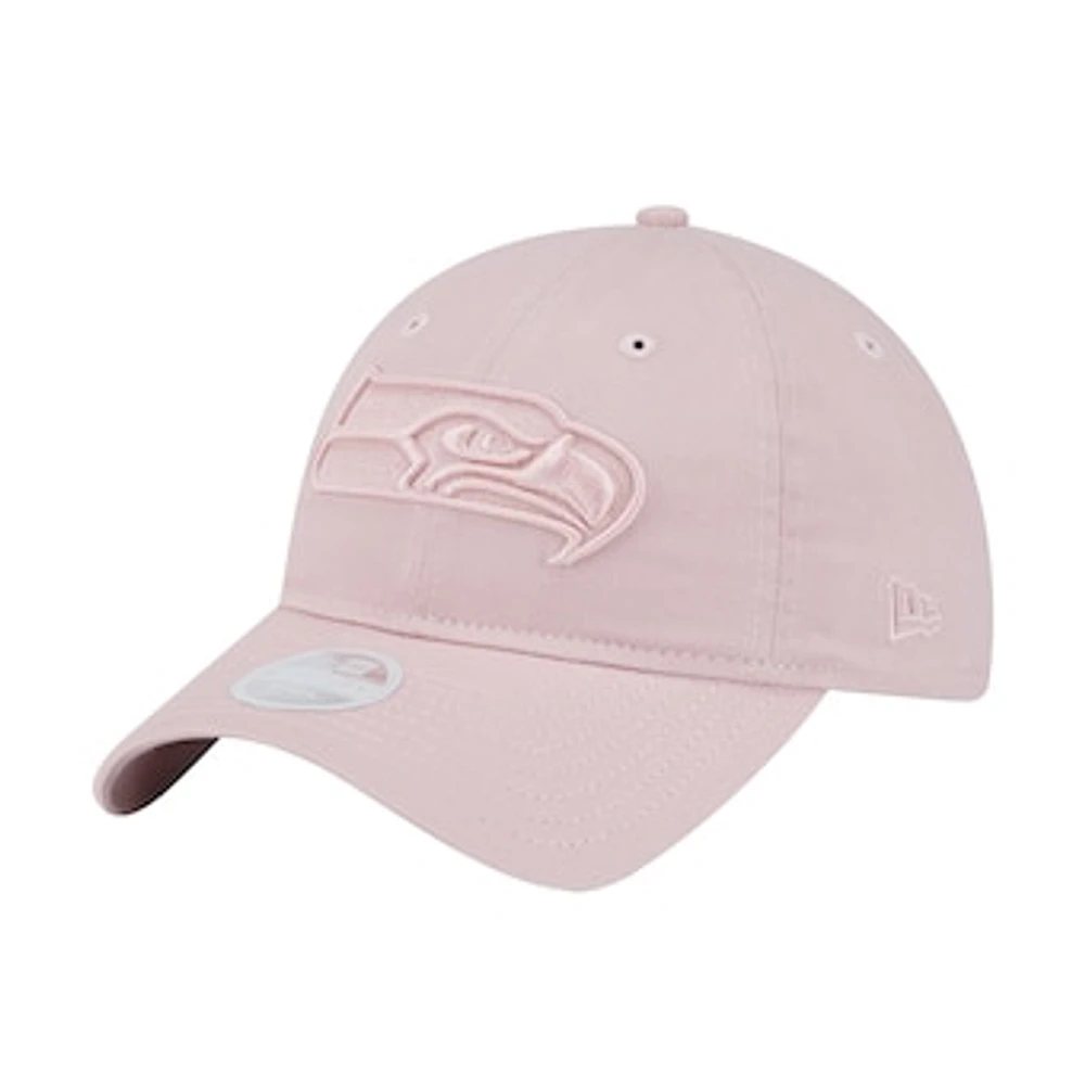 Women's New Era  Light Pink Seattle Seahawks Main 9TWENTY Adjustable Hat Main 9TWENTY Adjustable Hat