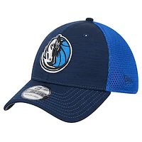 Men's New Era Blue Dallas Mavericks Active Tech Neo Flex 39THIRTY Hat