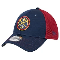 Men's New Era Navy Denver Nuggets Active Tech Neo Flex 39THIRTY Flex Hat