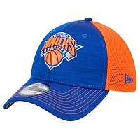 Men's New Era Blue/Orange York Knicks Active Tech Neo Flex 39THIRTY Hat