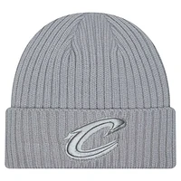 Men's New Era Gray Cleveland Cavaliers Color Pack Cuffed Knit Hat