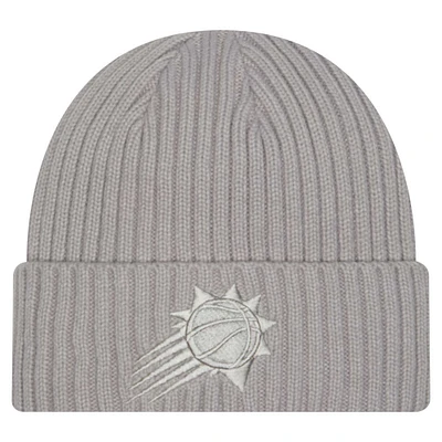 Men's New Era Gray Phoenix Suns Color Pack Cuffed Knit Hat