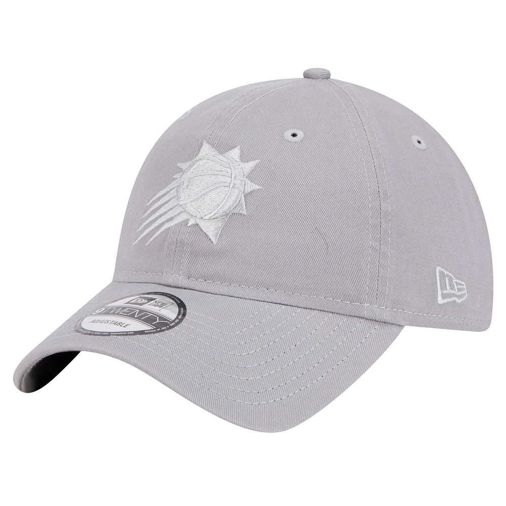 Men's New Era Gray Phoenix Suns Tonal 9TWENTY Adjustable Hat