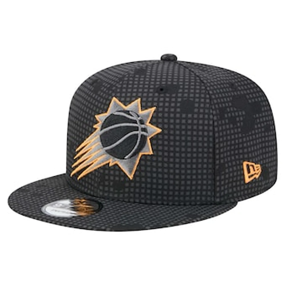 Men's New Era Black Phoenix Suns Midnight Ink Pop Outline 9FIFTY Snapback Hat