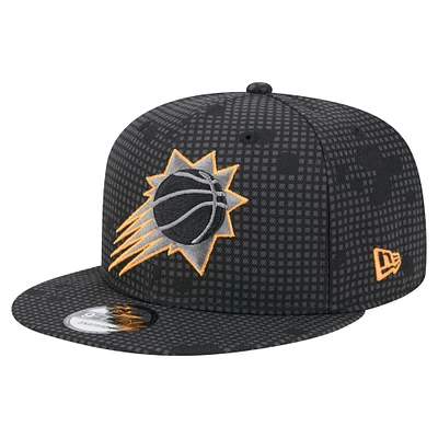 Men's New Era Black Phoenix Suns Midnight Ink Pop Outline 9FIFTY Snapback Hat