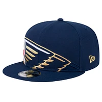 Men's New Era Navy New Orleans Pelicans Sport Night Team Shadow 9FIFTY Snapback Hat