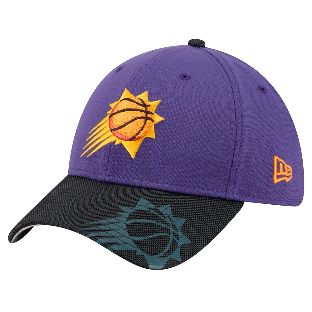 Men's New Era Purple Phoenix Suns Sport Night 39THIRTY Flex Hat