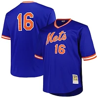 Men's Profile Dwight Gooden Royal New York Mets Big & Tall Cooperstown Collection Mesh Batting Practice Jersey