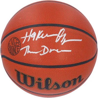 Hakeem Olajuwon Houston Rockets Autographed Wilson Heritage Authentic Series Basketball with "The Dream" Inscription