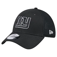 Men's New Era Black York Giants Main Neo 39THIRTY Flex Hat