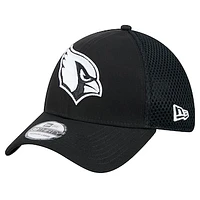 Men's New Era Black Arizona Cardinals Main Neo 39THIRTY Flex Hat