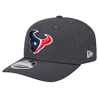 Men's New Era  Graphite Houston Texans Main 9SEVENTY Stretch-Snap Hat