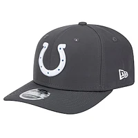 Men's New Era  Graphite Indianapolis Colts Main 9SEVENTY Stretch-Snap Hat