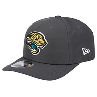 Men's New Era  Graphite Jacksonville Jaguars Main 9SEVENTY Stretch-Snap Hat