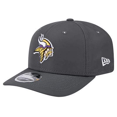 Men's New Era  Graphite Minnesota Vikings Main 9SEVENTY Stretch-Snap Hat