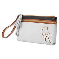 Dooney & Bourke Colorado Rockies Infield Double-Zip Wristlet