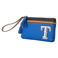 Dooney & Bourke Texas Rangers Infield Double-Zip Wristlet