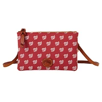 Dooney & Bourke Washington Nationals Top Zip Crossbody Purse