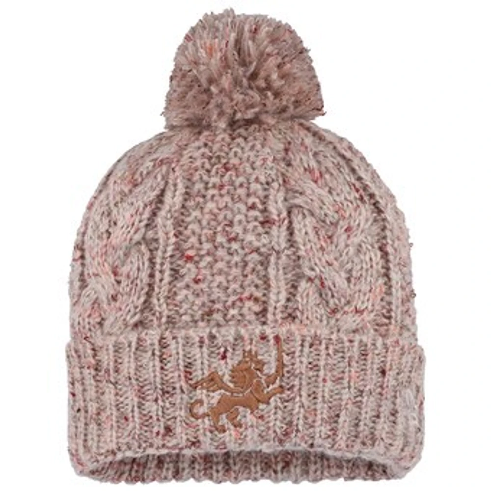 Women's New Era  Tan FC Cincinnati Cuffed Knit Hat with Pom