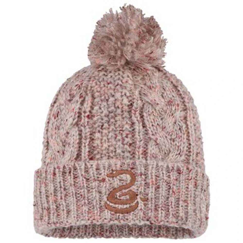 Women's New Era  Tan Philadelphia Union Cuffed Knit Hat with Pom