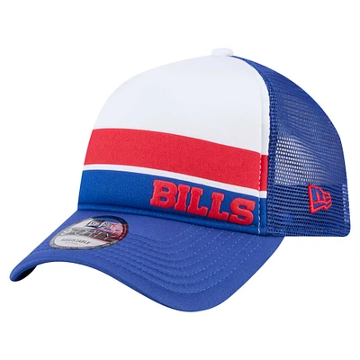 Preschool New Era Royal Buffalo Bills Sport Night Color Block 9FORTY A-Frame Trucker Adjustable Hat